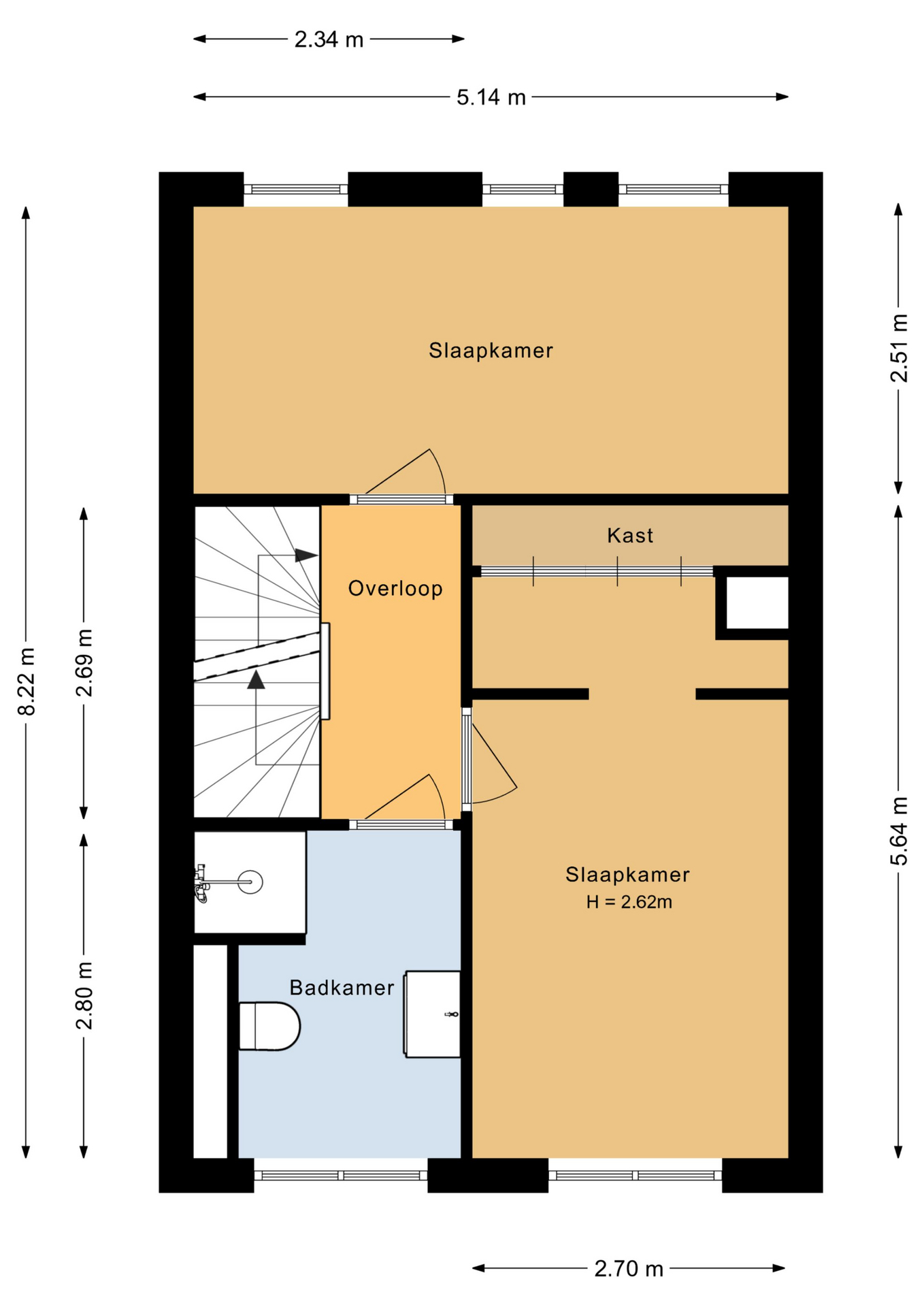 Hollandse linde 12 - 8224 JT - lelystad-plattegrond-2